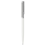 Matrix Tennis ballpoint pen White, Chrome plated
